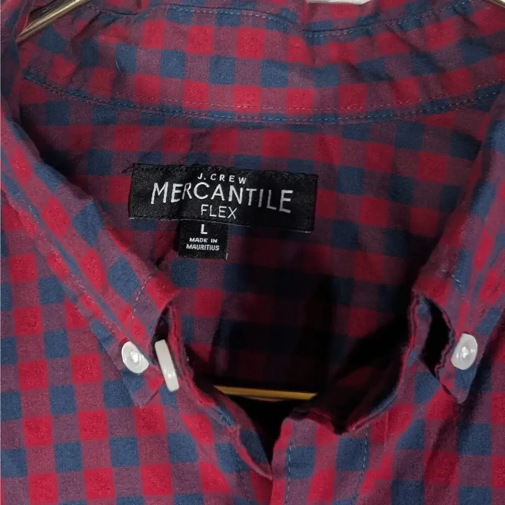 J. Crew Button Up Shirts Mens Large Multicolor Long Sleeve Lot Bundle of 3